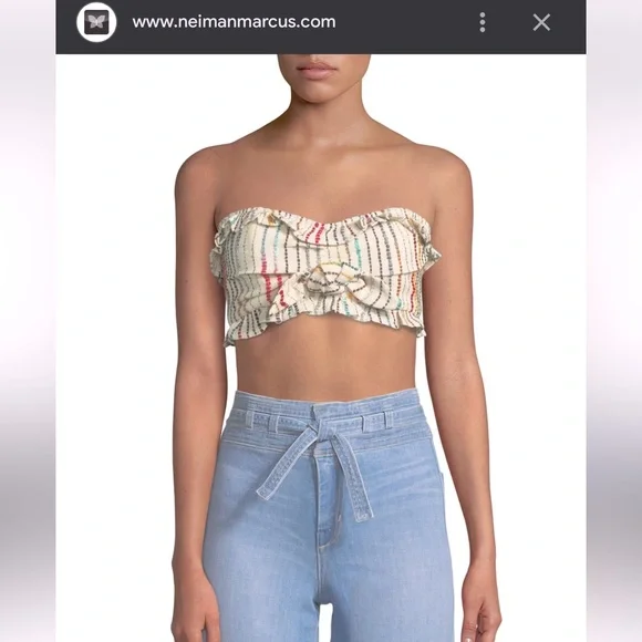 NWT ✨ Revolve Tularosa Maddie ruffle Bandeau top - Picture 11 of 13